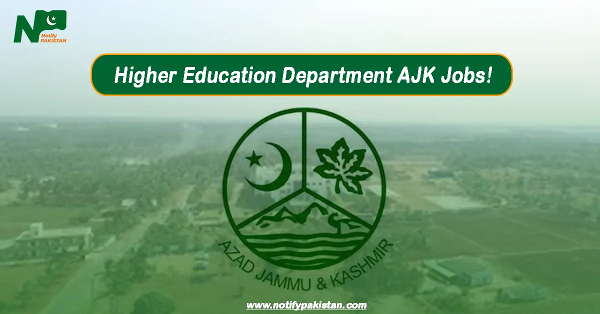 Higher Education Department HED AJK Jobs
