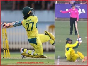 Hit Wicket AUS-W vs SA-W