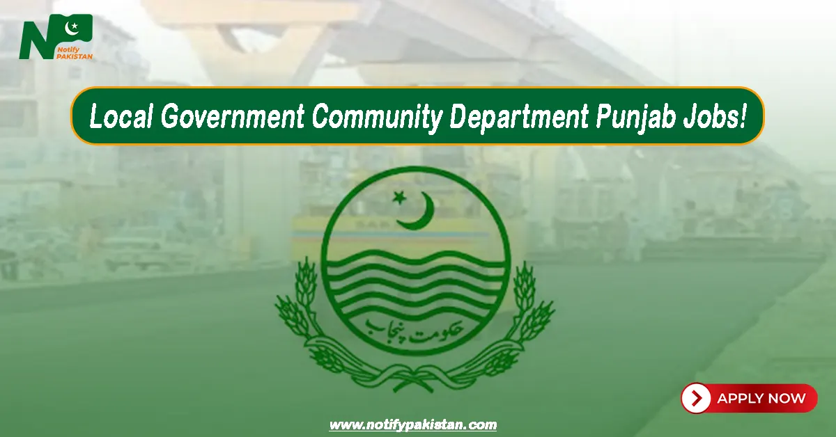 Local Government and Community Development Department Punjab Jobs