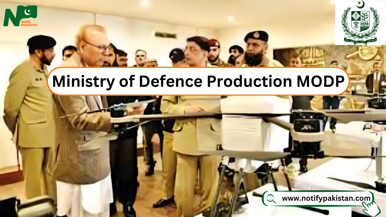 Ministry of Defence Production MODP Jobs