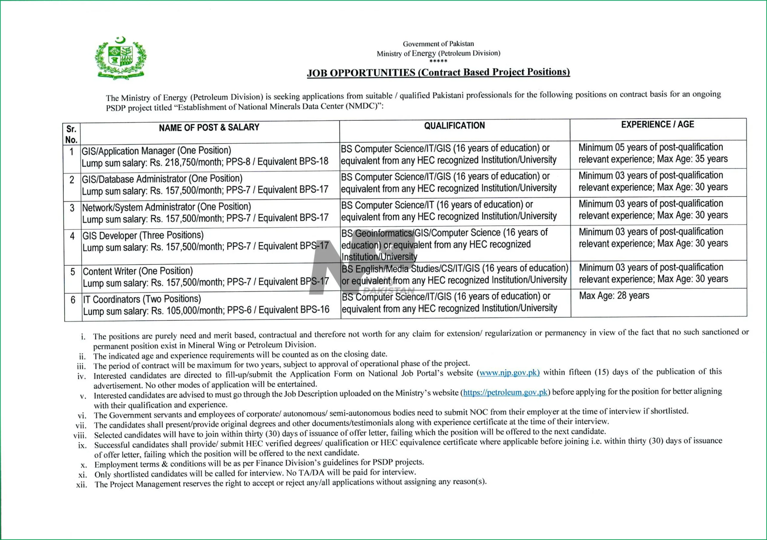 Petroleum Division Ministry Of Energy Jobs 2024 Online Apply Through   Ministry Of Energy Jobs 2024 Advertisement Scaled.webp