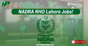 NADRA Regional Head Office Lahore Jobs