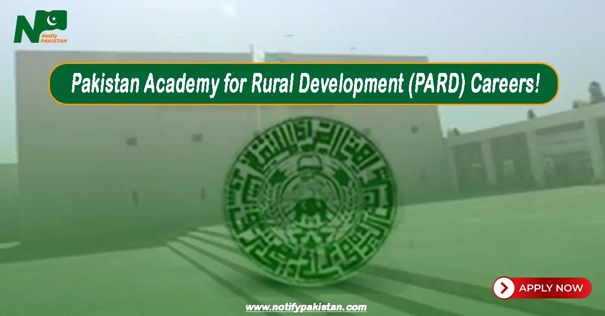 Pakistan Academy for Rural Development PARD Jobs
