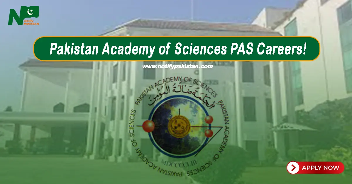 Pakistan Academy of Sciences PAS Jobs