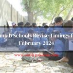 Punjab Government Introduces Revised School Timings for February 2024