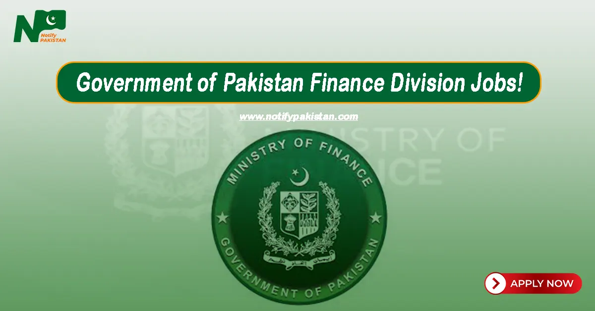 Government of Pakistan Finance Division Jobs