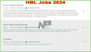 HBL Jobs 2024 Advertisements