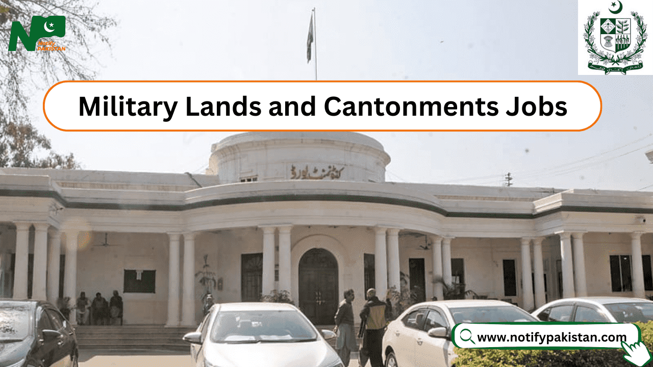 Military Lands and Cantonments Department Rawalpindi Jobs