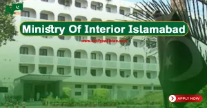 Ministry Of Interior Islamabad Jobs