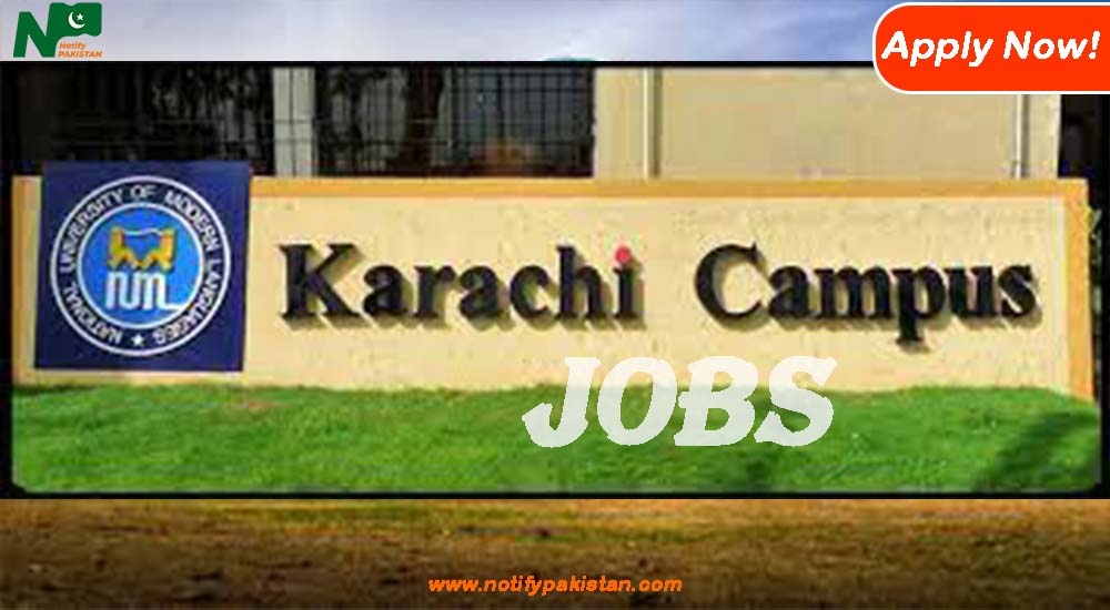 NUML Karachi Campus Jobs