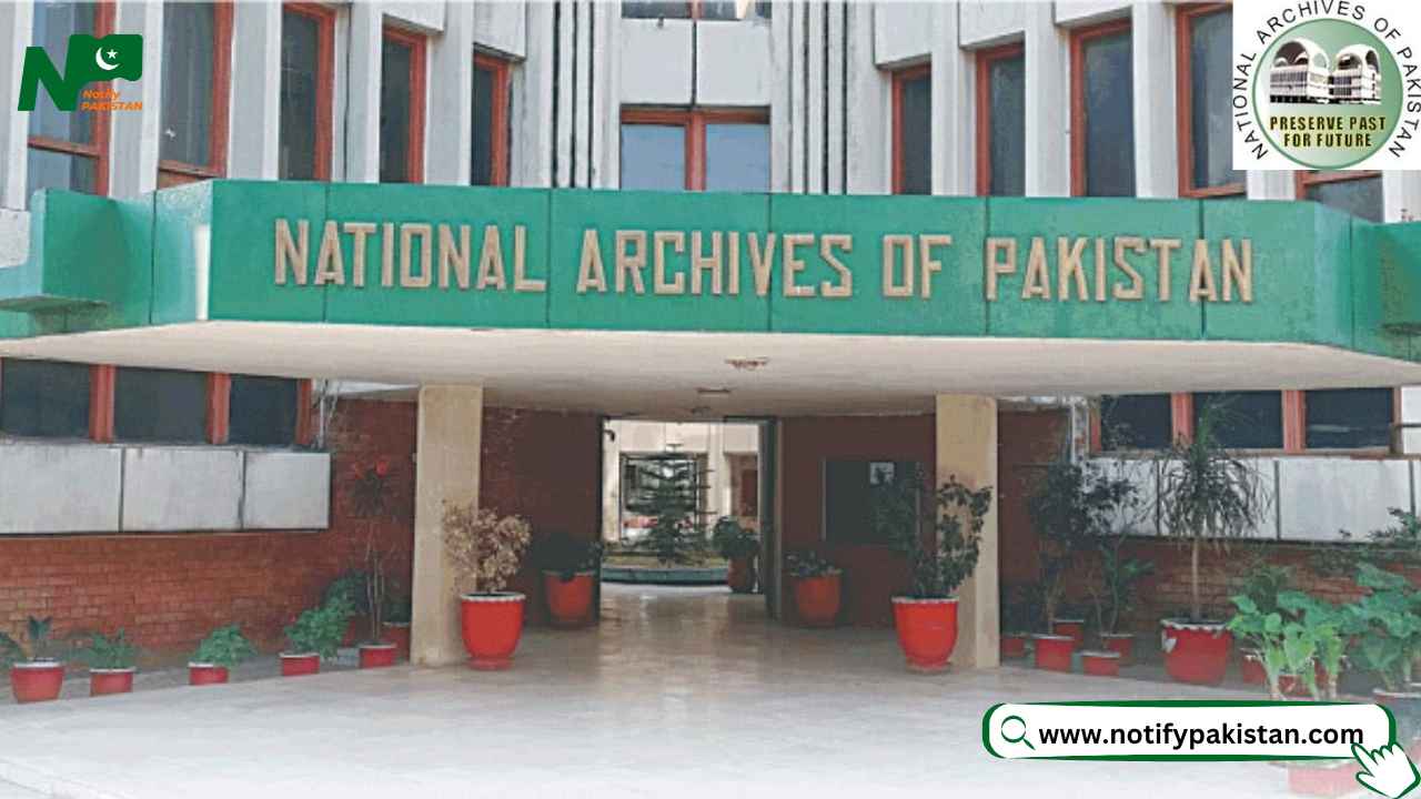National Archives of Pakistan Jobs