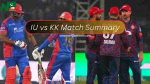 PSL 9 IU vs KK Match 24 Islamabad United Outplays Karachi Kings in PSL 2024
