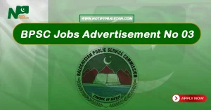 BPSC Advertisement No 03 Jobs