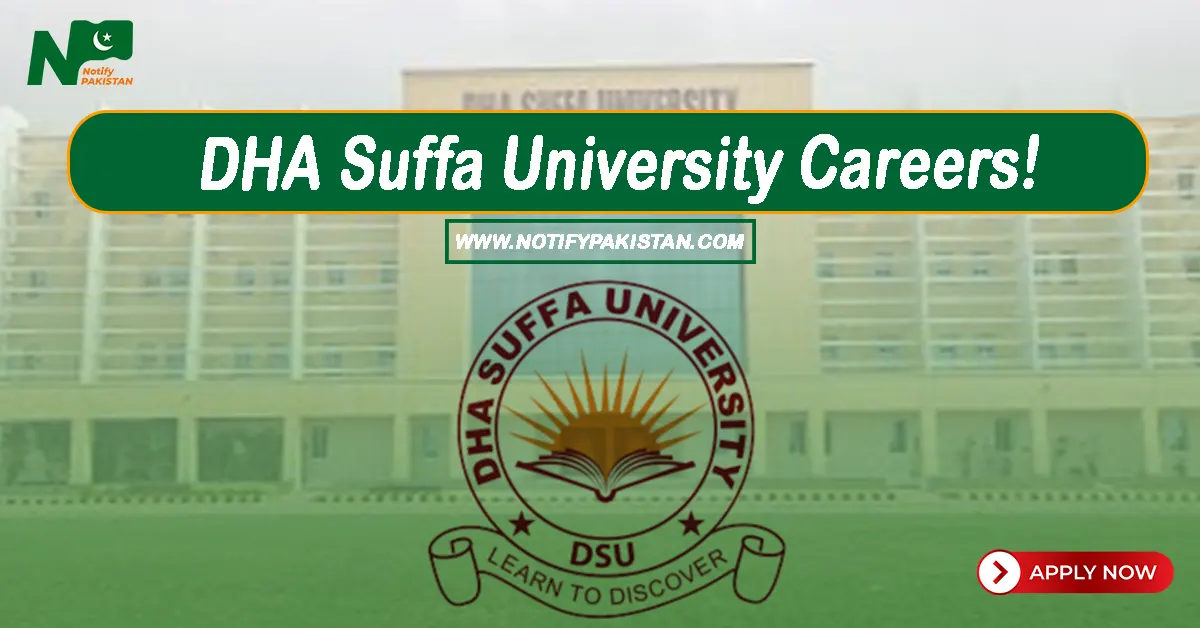 DHA Suffa University DSU Karachi Jobs