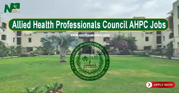 Allied Health Professionals Council AHPC Jobs 2024