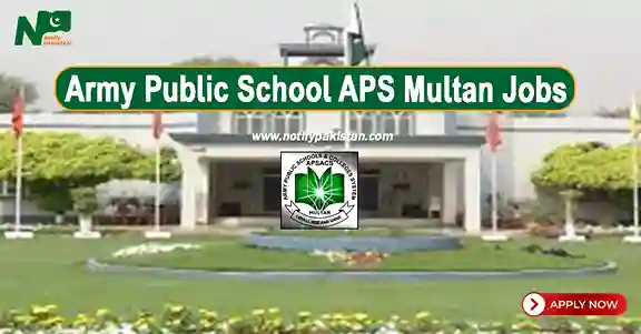 Army Public School APS Multan Jobs 2024