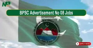 BPSC Advertisement No 08 Jobs