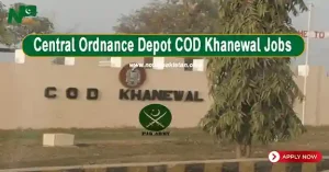 Central Ordnance Depot COD Khanewal Jobs