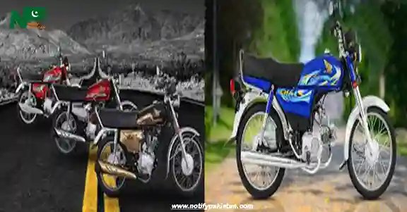 Honda CD 70 CG 125 and Pridor Updated Prices for May 2024 in Pakistan