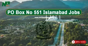 Public Sector Organization PO Box No 551 Islamabad Jobs