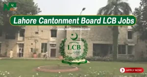 Lahore Cantonment Board LCB Jobs