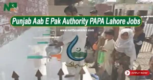 Punjab Aab E Pak Authority PAPA Lahore Jobs