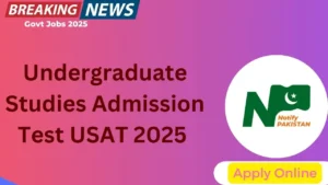 Undergraduate Studies Admission Test USAT 2025