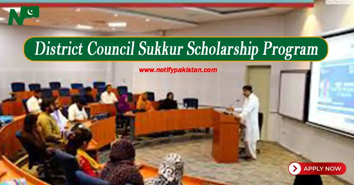 District Council Sukkur Scholarship Program July 2024 | CSS Preparatory Classes