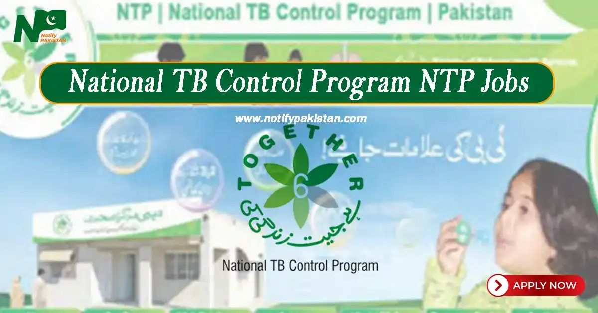 National TB Control Program NTP Jobs