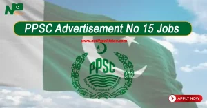 PPSC Advertisement No 15 Jobs