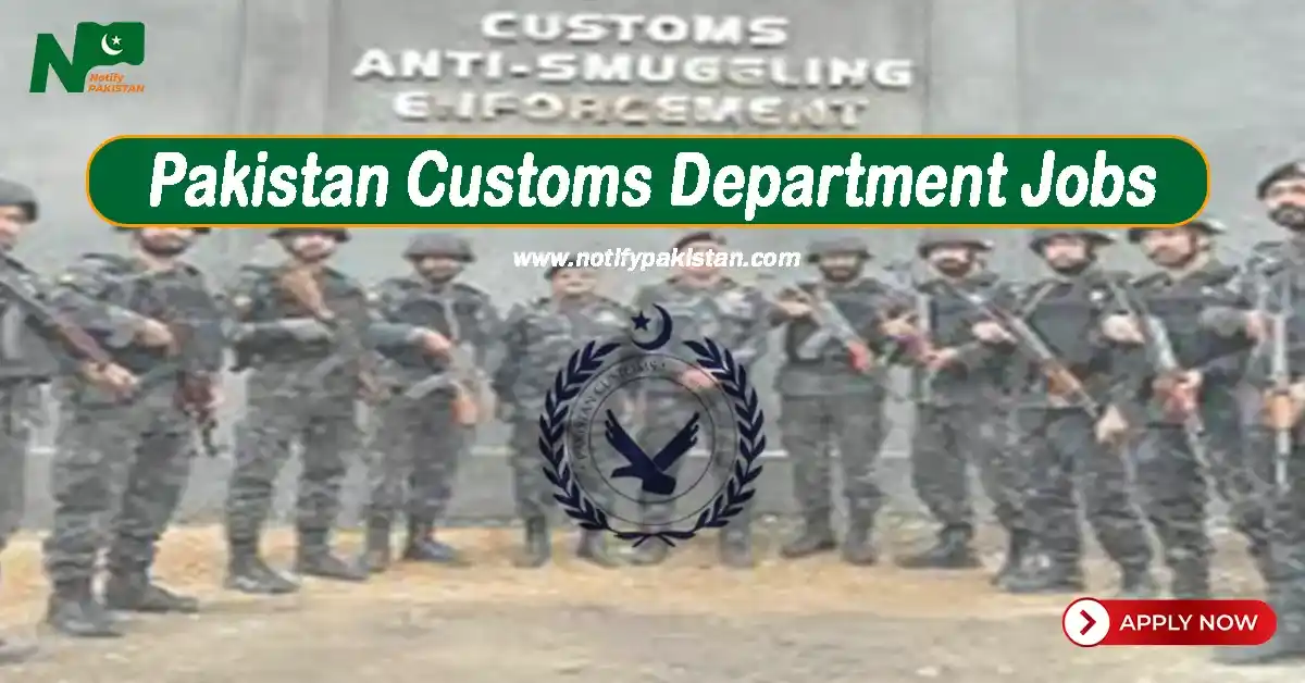 Pakistan Customs Department Jobs