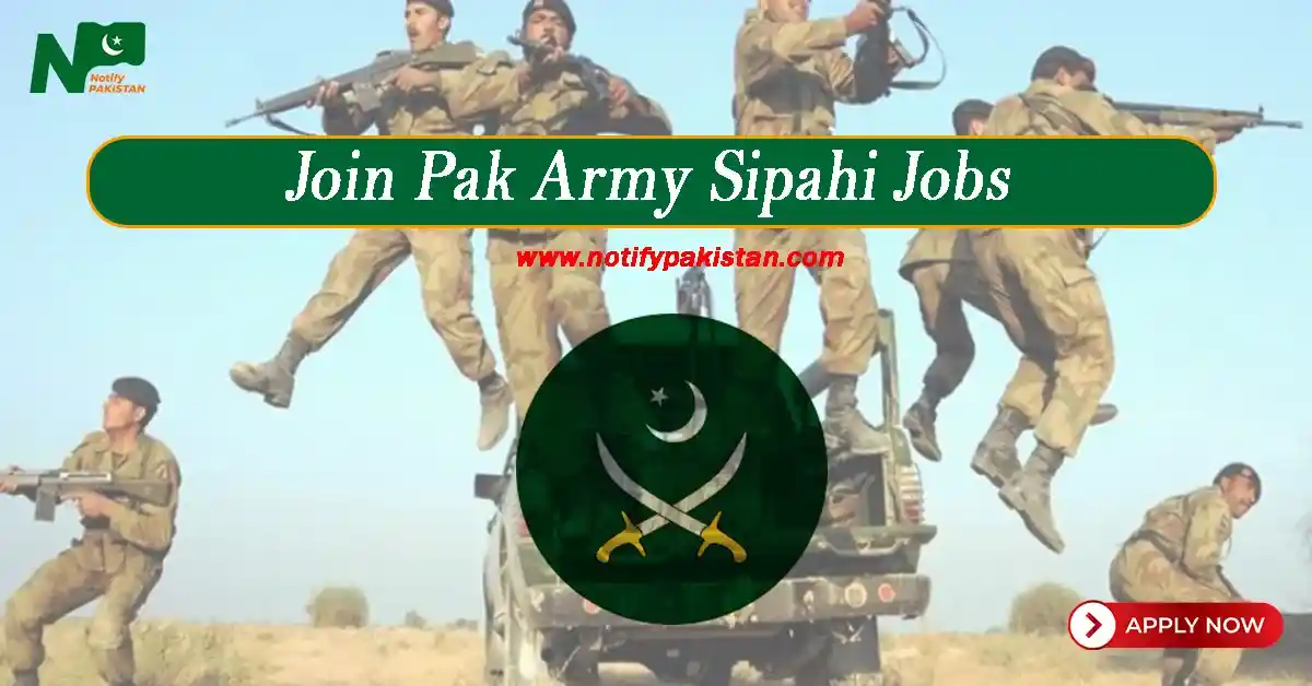 Join Pak Army Sipahi Jobs 2024 Online Registration | Joinpakarmy.gov.pk