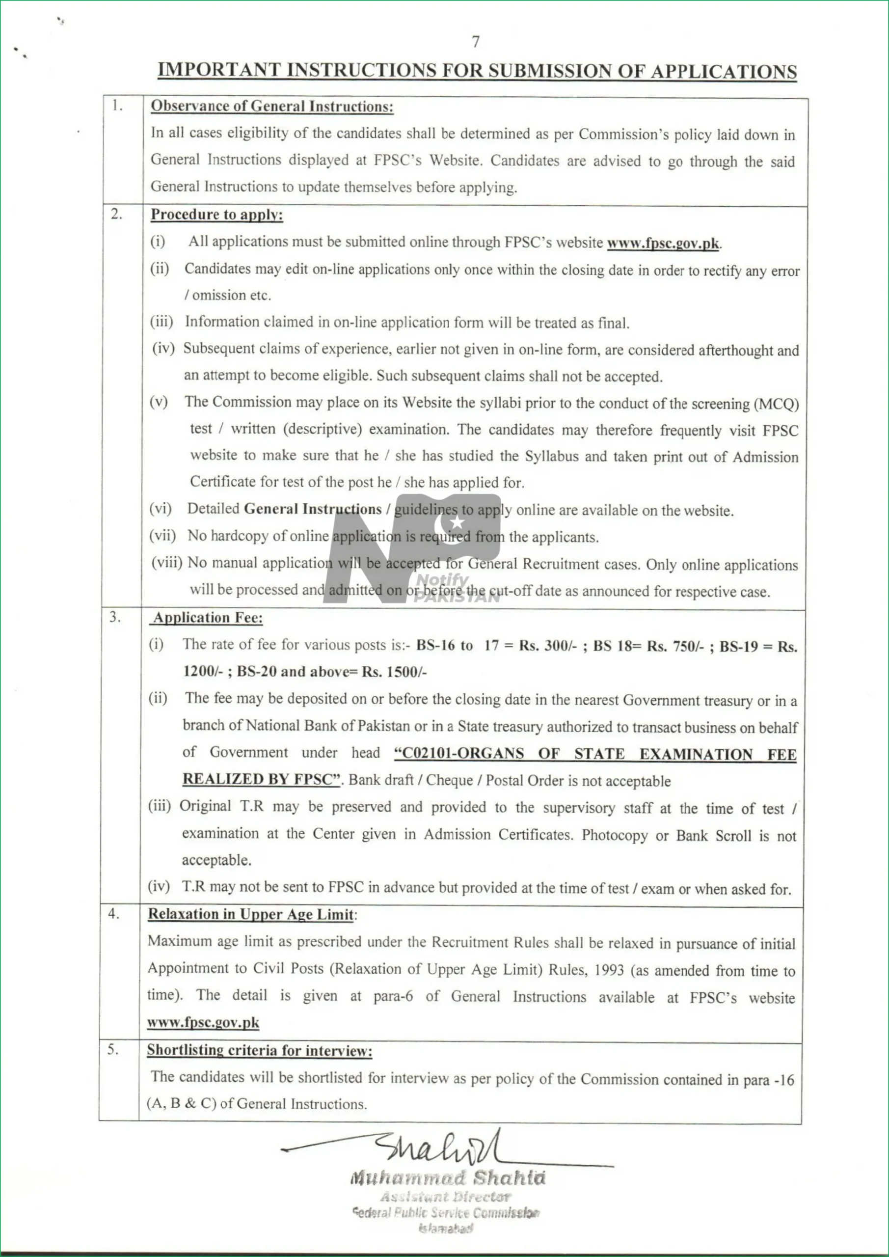 Latest FPSC Advertisement No 08 Jobs 2024 # 8