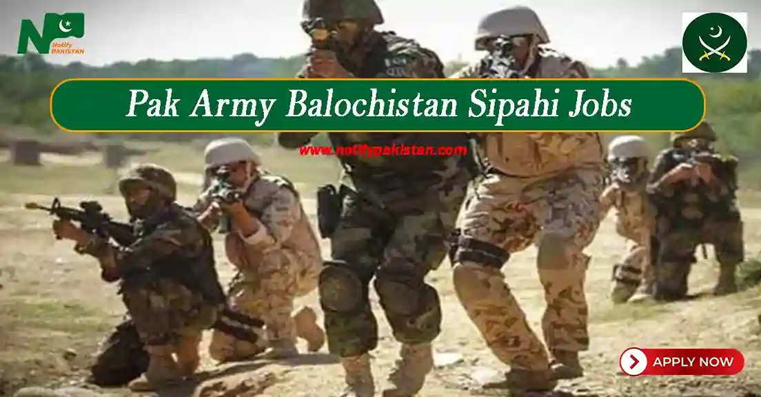 Pak Army Balochistan Sipahi Jobs 2024