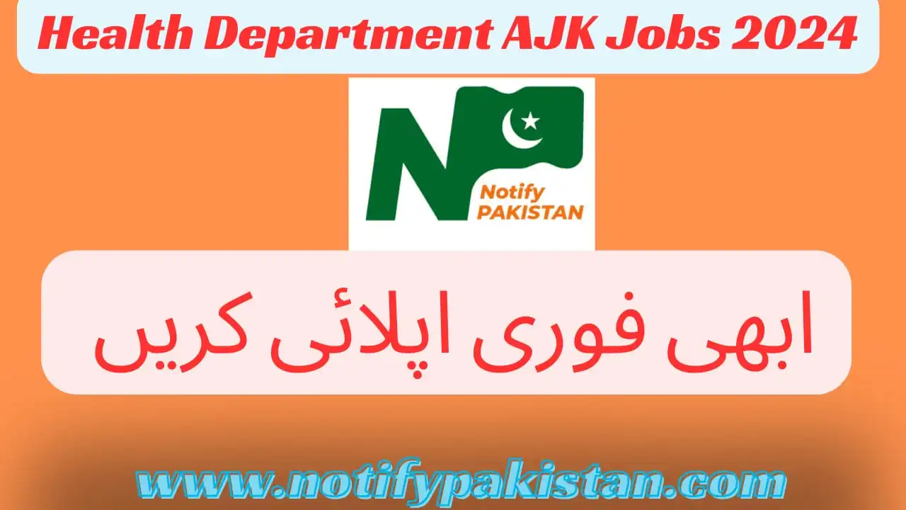 Health Department AJK Jobs 2024