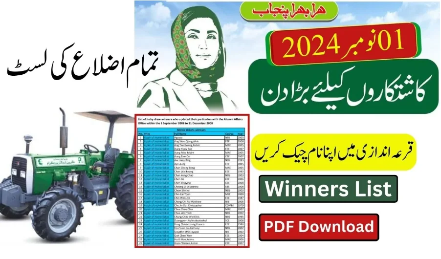 Download Kisan Green Tractor Scheme Draw Results 2024 | Check Balloting Results 2024