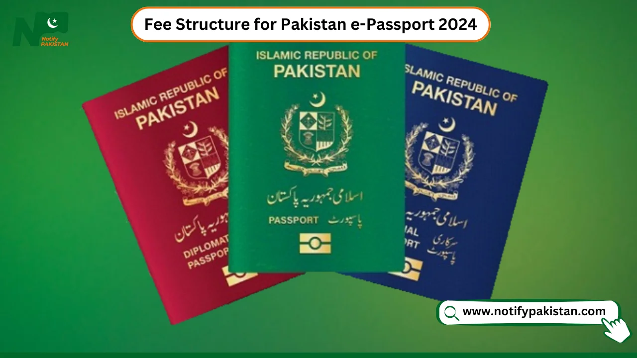 Latest Pakistan e-Passport Fee Update for November 2024