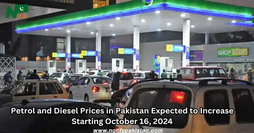 Petrol and Diesel Prices in Pakistan Expected to Increase Starting October 16, 2024