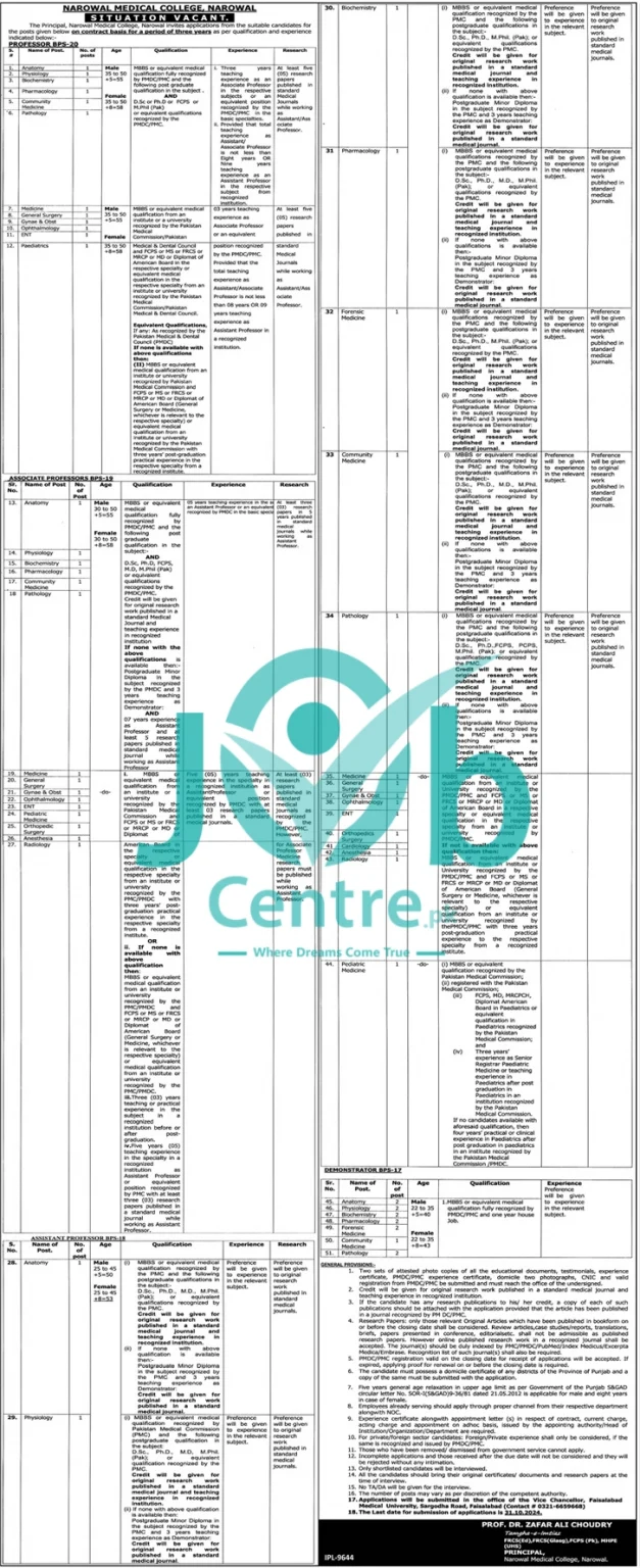 NMC Jobs 2024 Advertisement: