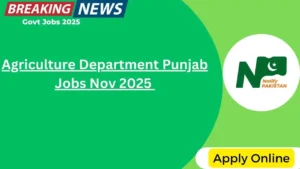 Agriculture Department Punjab Jobs Nov 2025