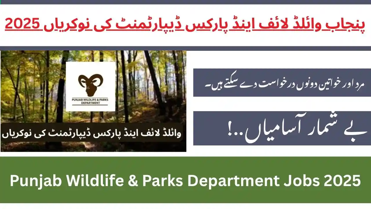 Punjab Wildlife & Parks Department Jobs 2025