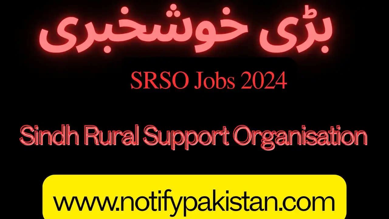 Sindh Rural Support Organization SRSO Jobs