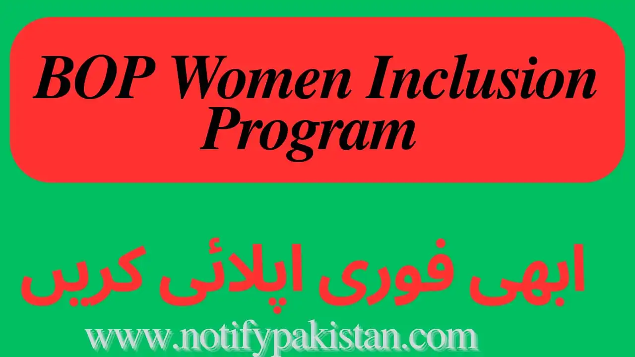 BOP Women Inclusion Program 2024