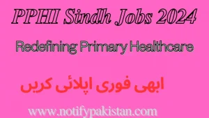 Redefining Primary Healthcare PPHI Sindh Jobs 2024