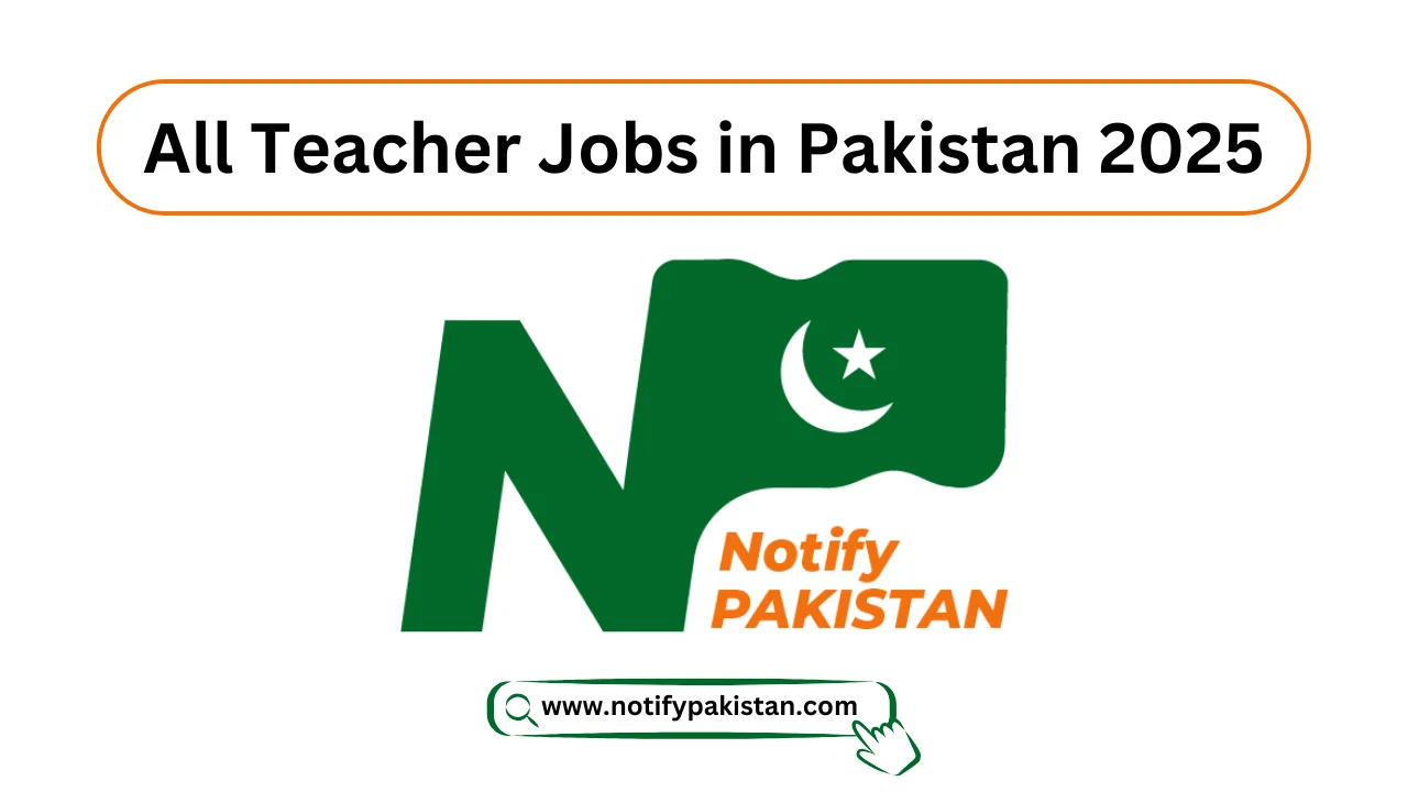 All Teacher Jobs in Pakistan 2025 Today - Teacher Advertisement