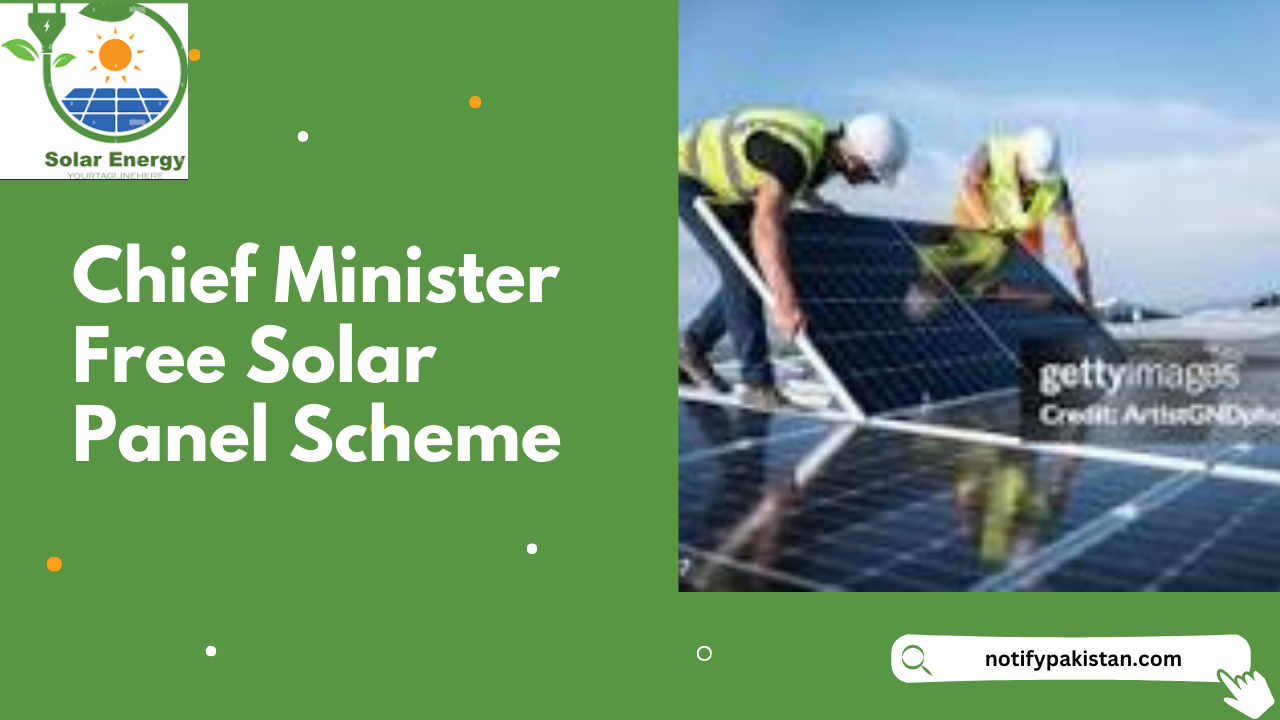 Chief Minister Free Solar Panel Scheme