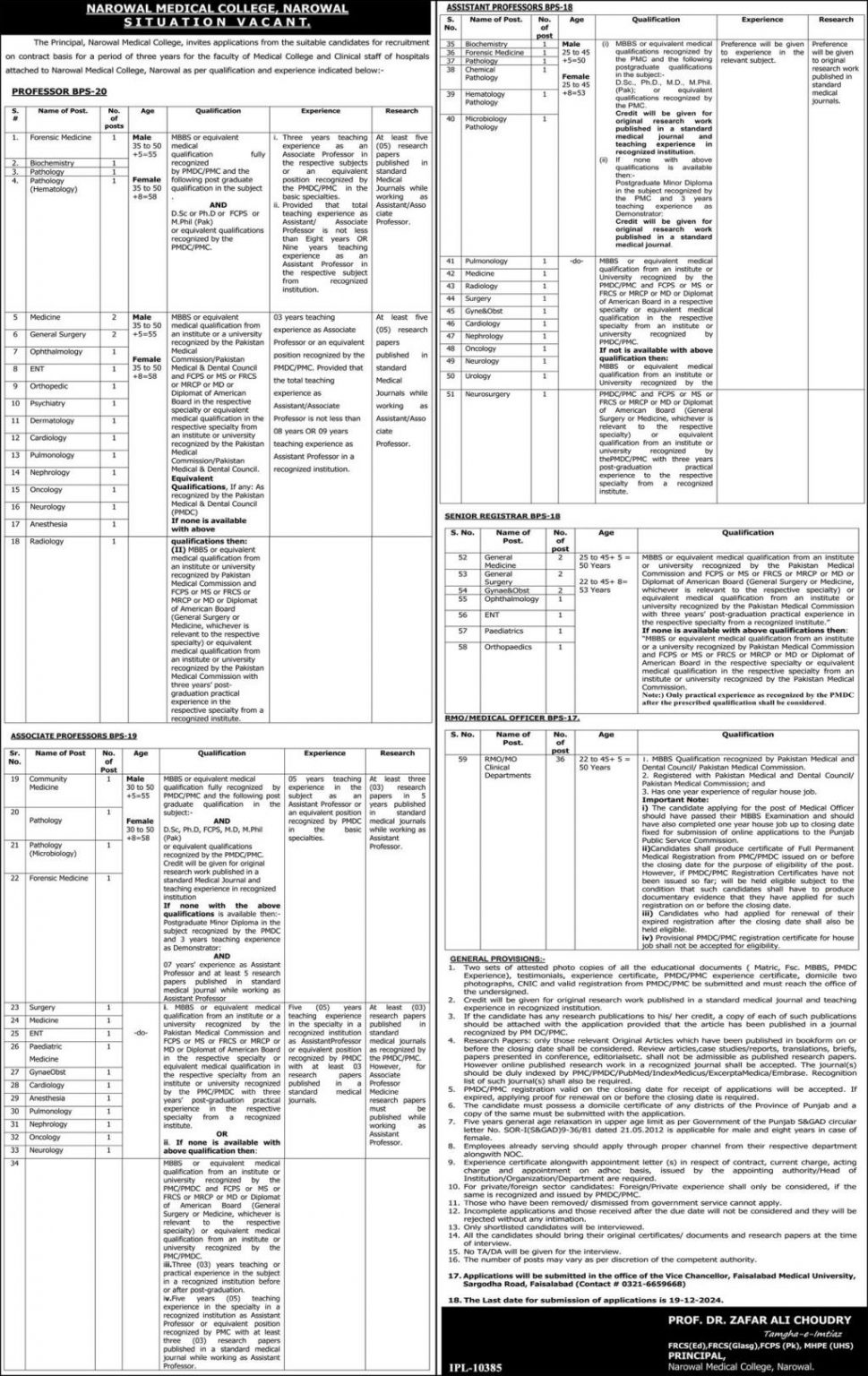 NMC Jobs 2024 Advertisement