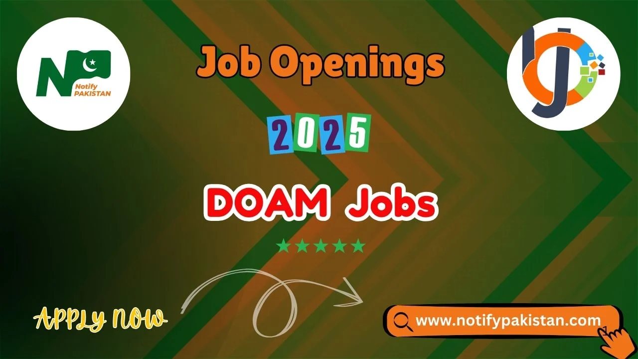 DOAM Jobs 2025 Online Apply at NJP