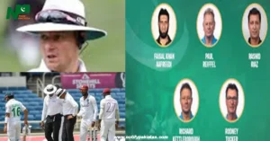 ICC Announces Match Officials for Pakistan vs West Indies Test Fixtures