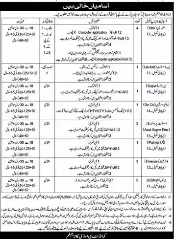 Pak Army COD Kala Jhelum Jobs 2025 Advertisement